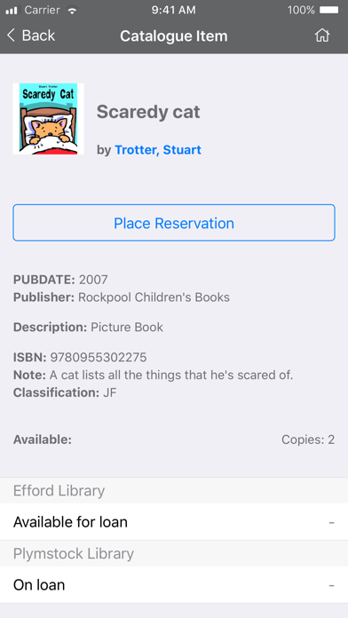 Plymouth Libraries App screenshot 4