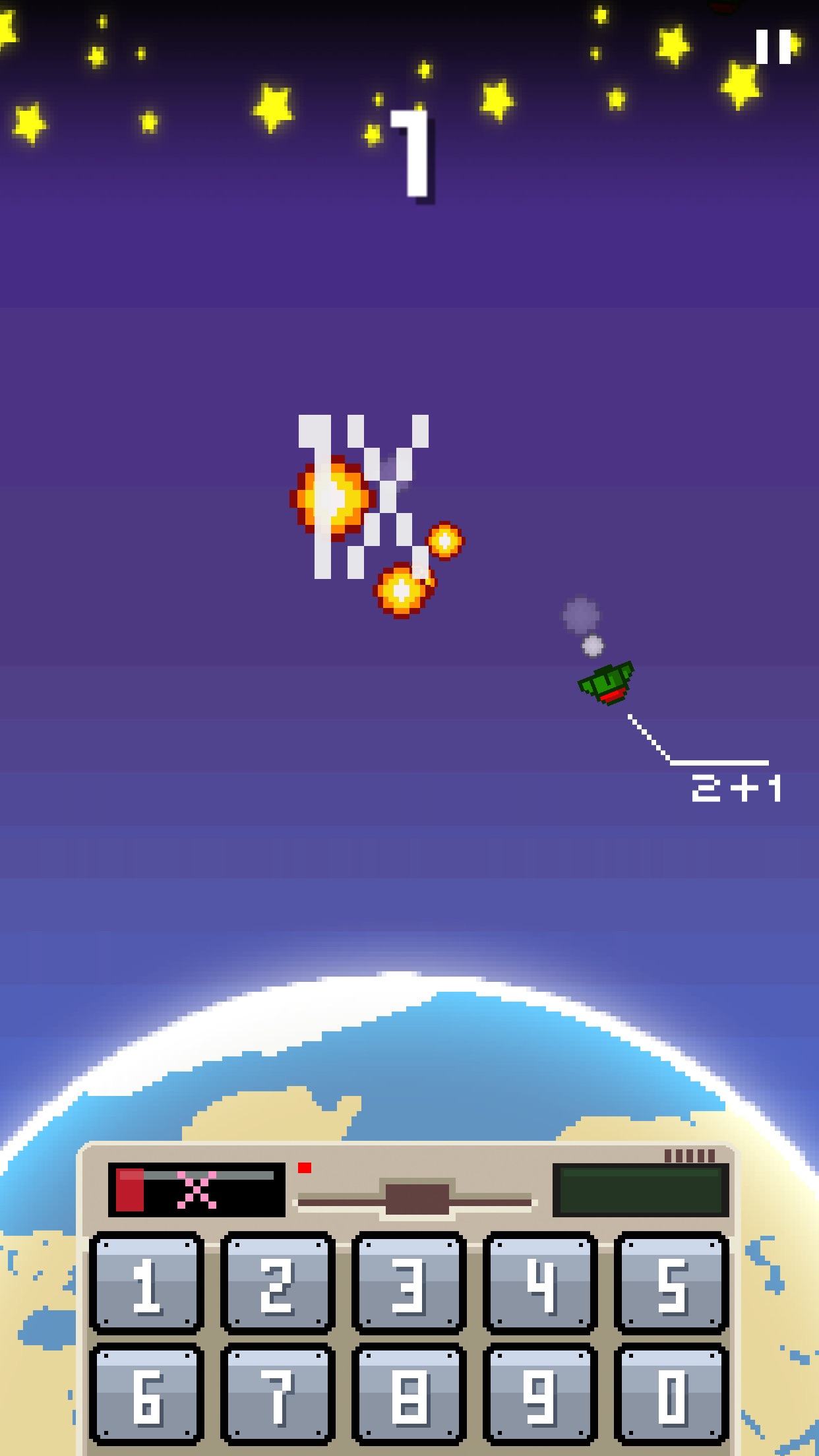 Screenshot do app Math Command: Earth Defense