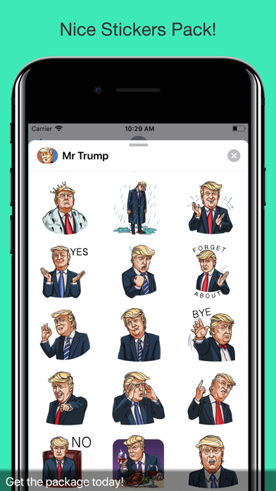 Trump The funny stickers pack screenshot 2