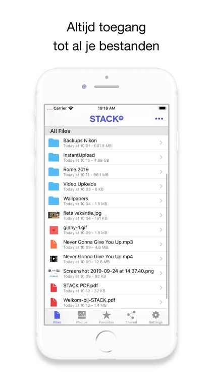 Stack Storage