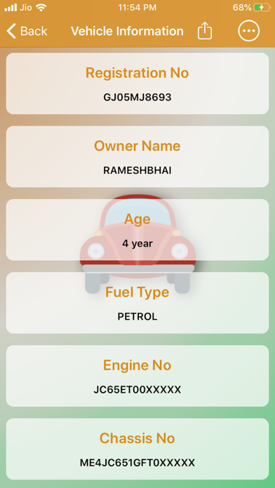 RTO - Vehicle Information screenshot 2