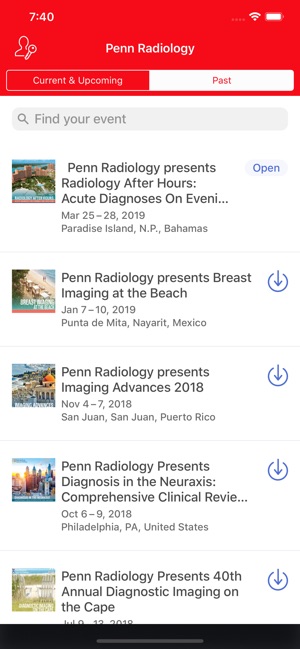 Penn Radiology Meetings/Events