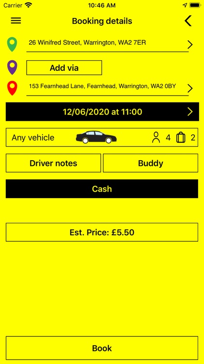 Arrivals Star Taxis Warrington