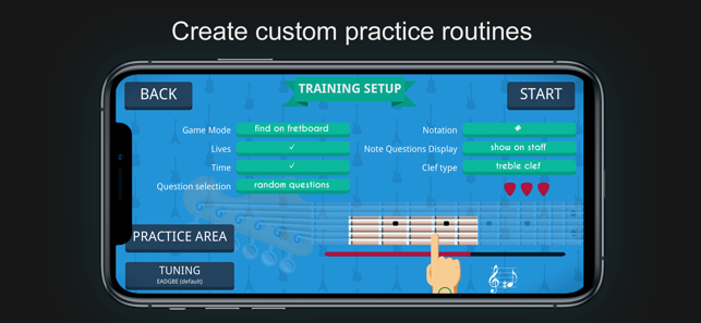 ‎Guitario: Guitar Notes Trainer Screenshot