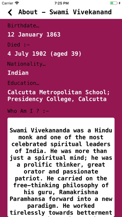 Swami  Vivekanand - Quotes screenshot-3