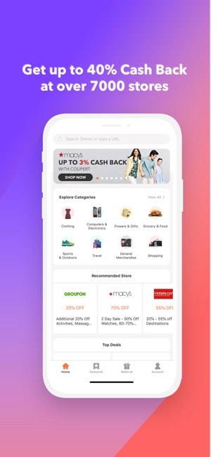 Coupert - Coupons & Cash Back(圖2)-速報App