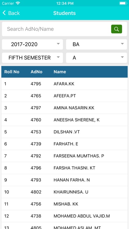 College Attendance screenshot-3