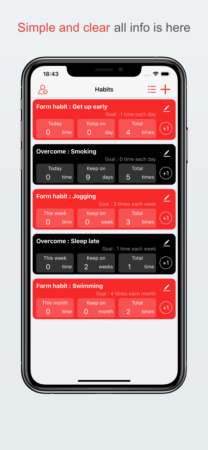 Habit Counter - habit tracker
