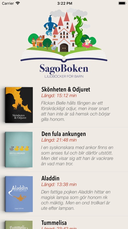 SagoBoken: Ljudböcker för Barn