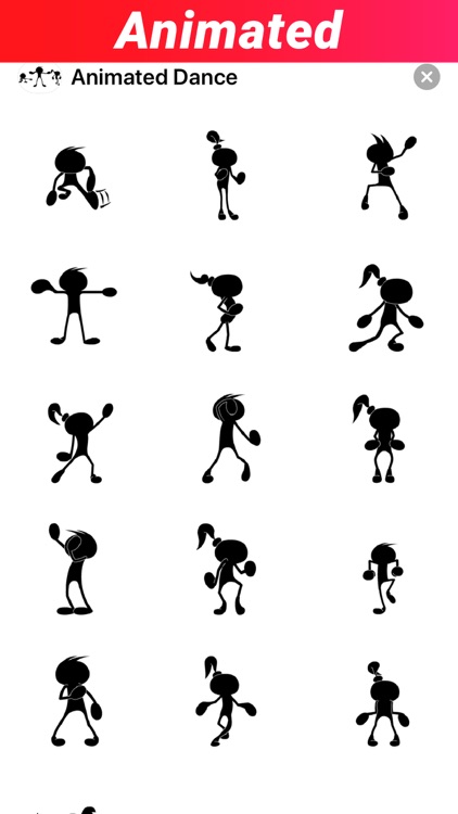 Animated Dancing Stickers App
