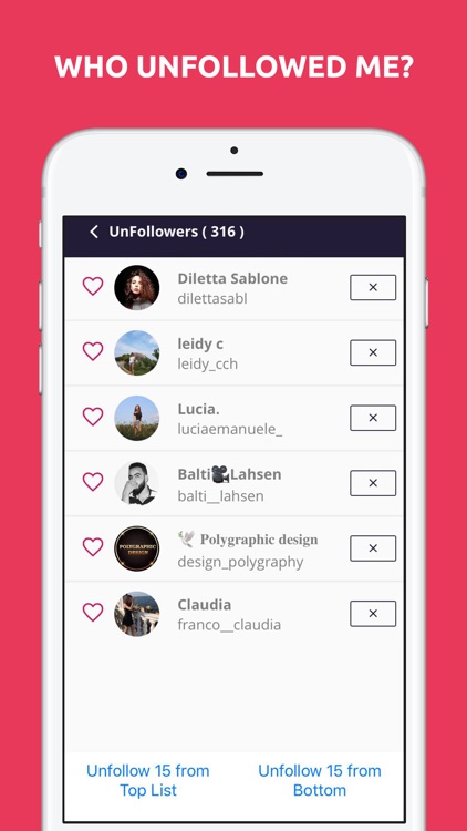 Unfollowers for Instagram!