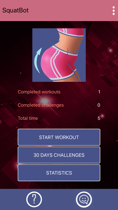 Buttocks Workout - Squat Bot screenshot 4