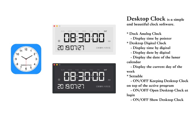 Desktop Clock App For Mac