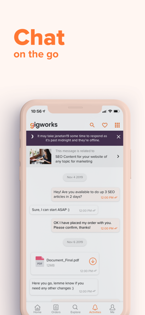 Gigworks-Services Marketplace(圖5)-速報App