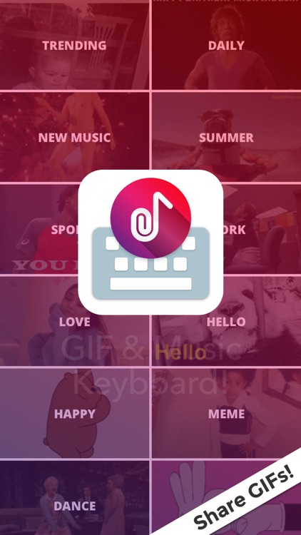 Songclip Keyboard: MP3 & GIF