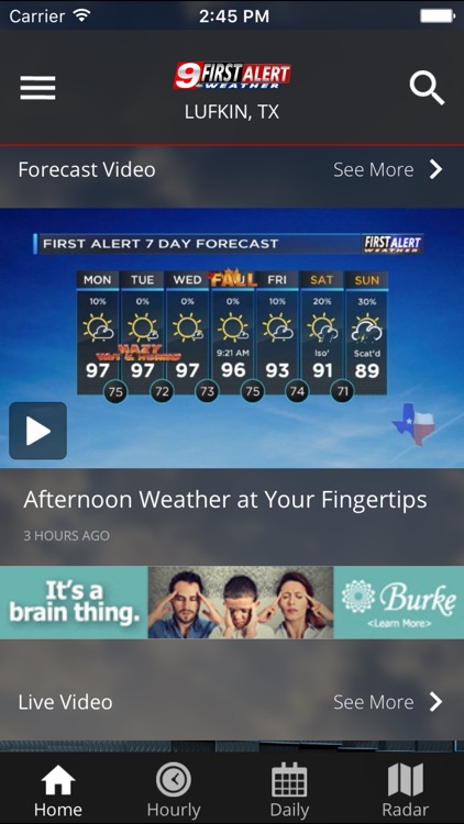 KTRE 9 First Alert Weather