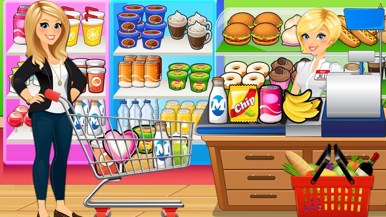 Supermarket Grocery Store Girl screenshot-3