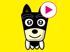 TF-Dog ( Trapezoidal Face Dog ) Animation 9 Stickers