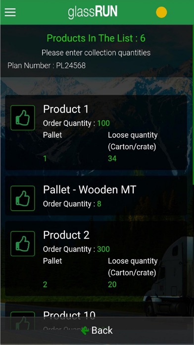 glassRUN Delivery Management screenshot 3