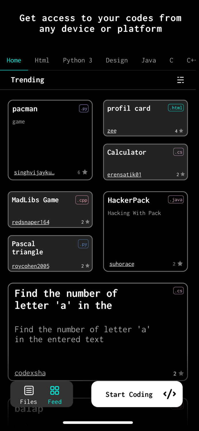 Dcoder, code compiler IDE
