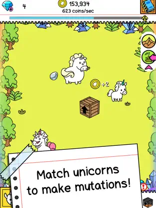 Captura de Pantalla 2 Unicorn Evolution Clicker Game iphone