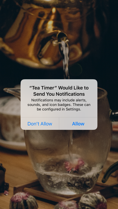 How to cancel & delete Tea Timer from iphone & ipad 1