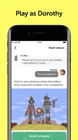 Game screenshot Wizard Of Oz - Chat Adventure hack