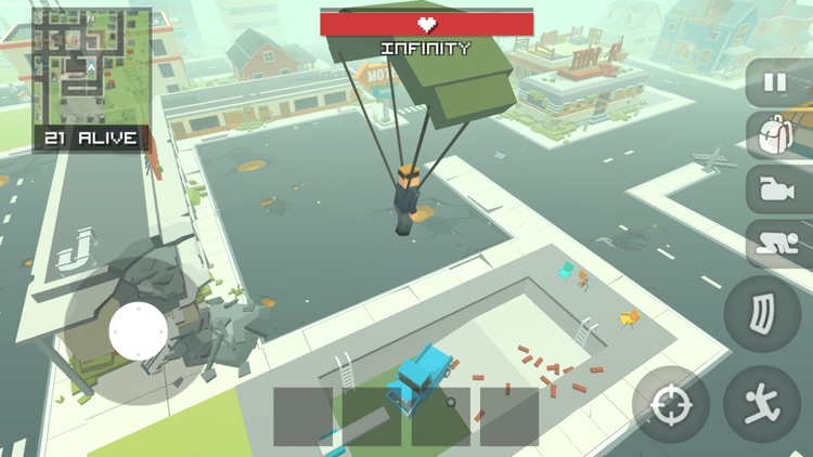 Pixel Battle Royal Shooter 3D screenshot-3