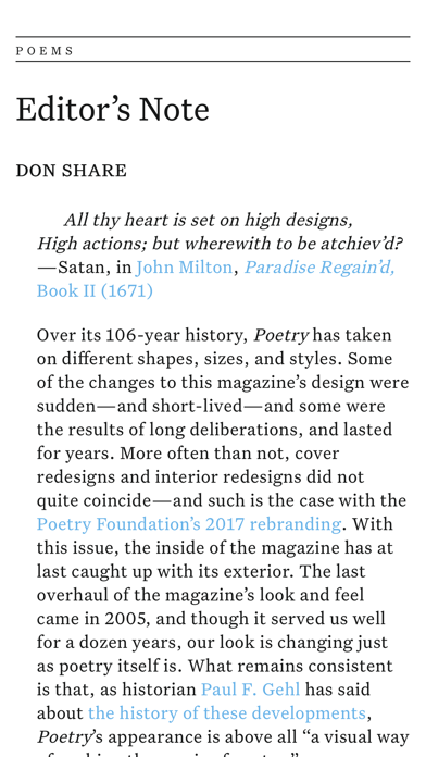 Poetry Magazine App review screenshots