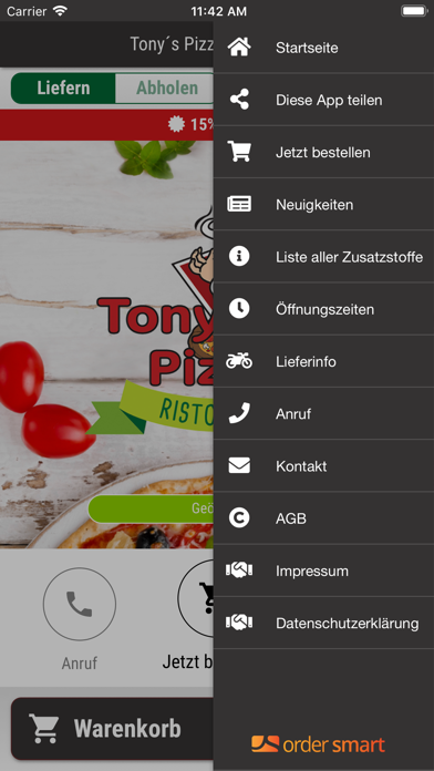 Tony´s Pizza Ristorante screenshot 2