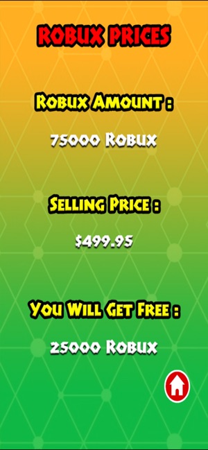 Robux For Roblox Quiz In De App Store - how much is 499 robux