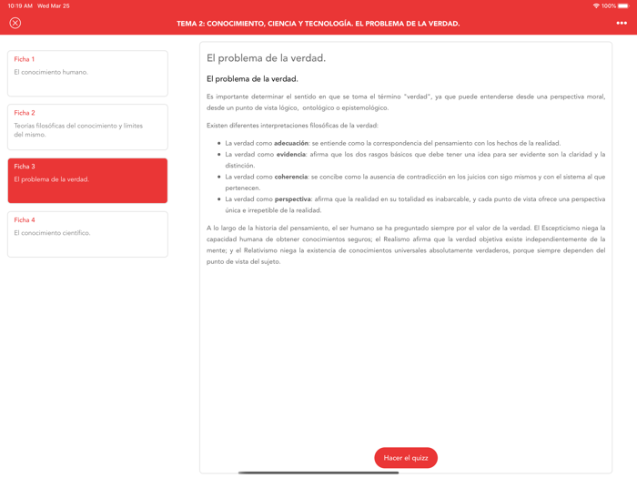 Bachillerato 1º y 2º