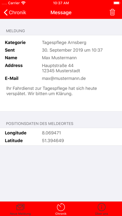 Melde-App CV Arnsberg-Sundern screenshot 4