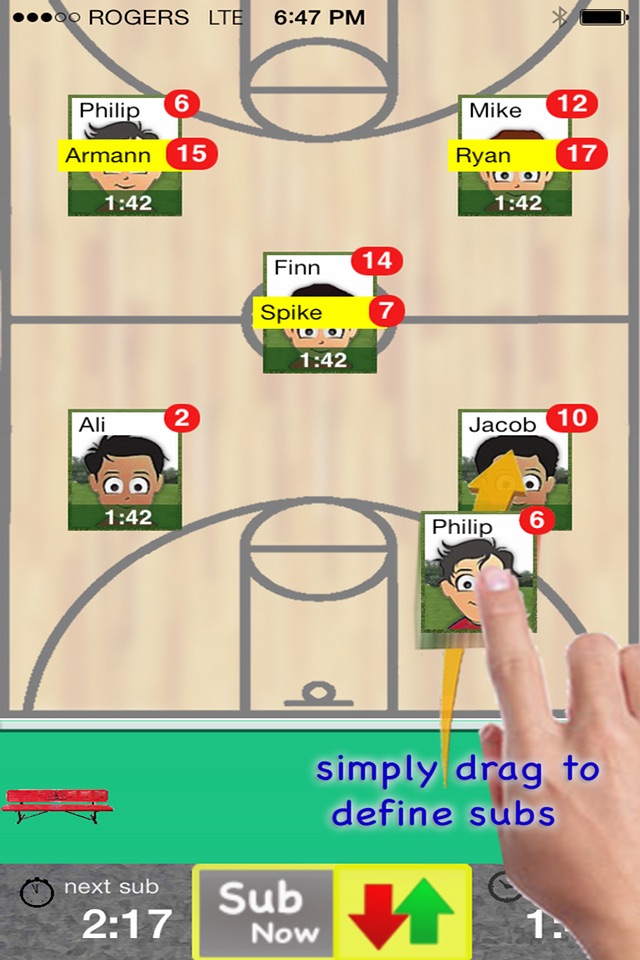 Who's On - Basketball screenshot 3