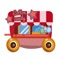 Sakose Kutiru-is a colorful snack car-shaped iMessage sticker
