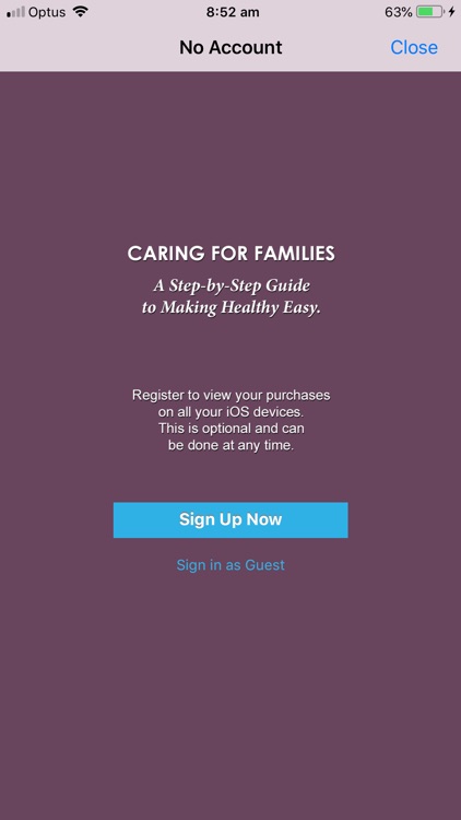 Caring for Families