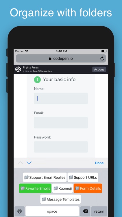 WordBoard - Phrase Keyboard screenshot-3