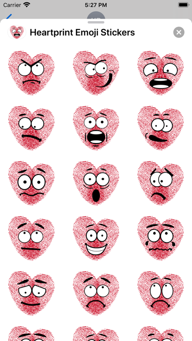 Heartprint Emoji Stickers screenshot 2