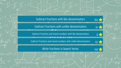 How to cancel & delete Subtracting Fractions from iphone & ipad 1