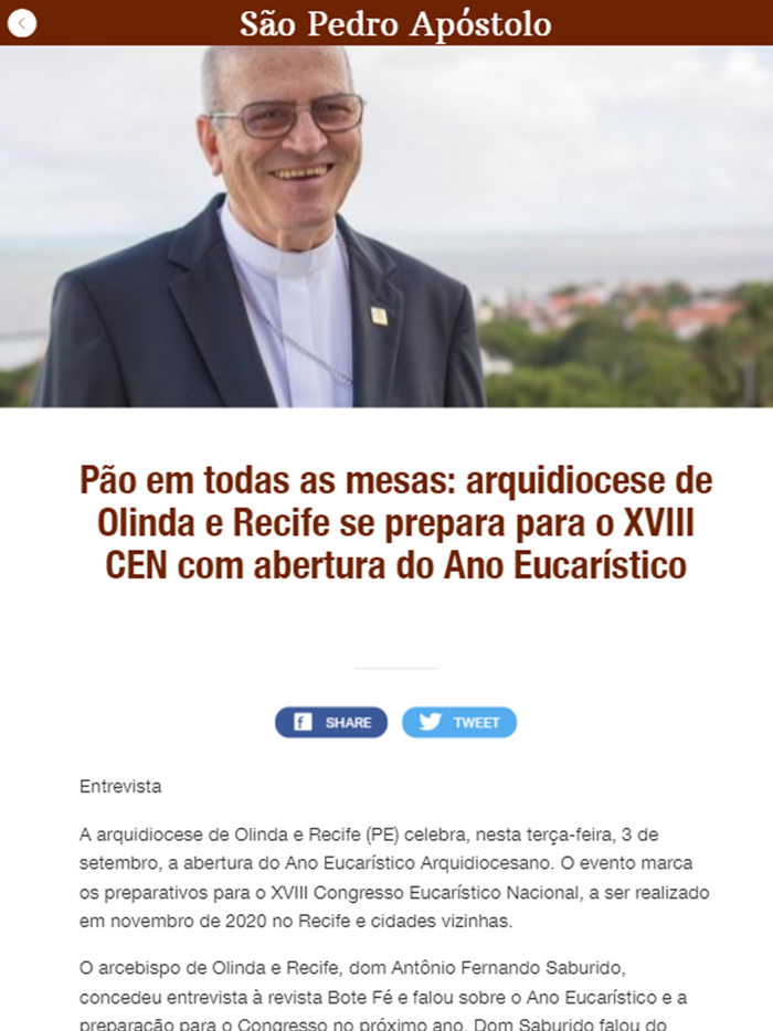 São Pedro Apóstolo - Tremembé