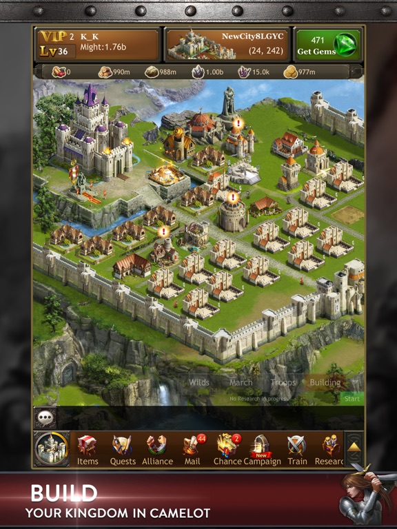Kingdoms of Camelot: Battle для iPad