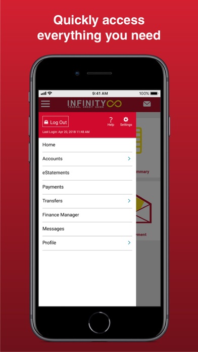 Infinity FCU Mobile App screenshot 2