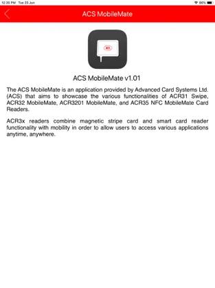Screenshot 1 ACS MobileMate iphone