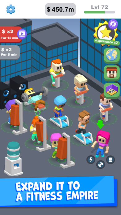 Idle Gym City - fitness tycoon screenshot 3