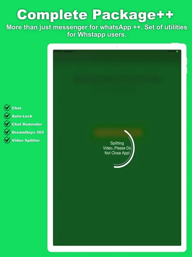 Screenshot 7 Messenger for WhatsApp ++ iphone