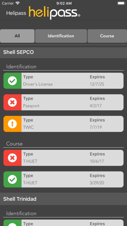 Helipass Passenger Mobile