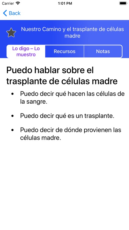 Trasplante de células madre