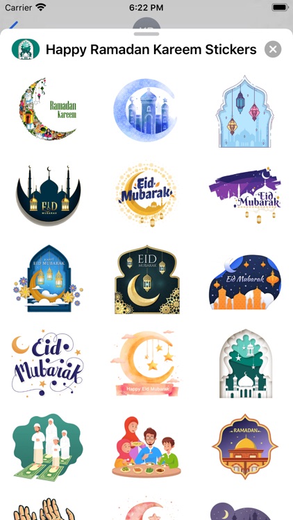 Happy Ramadan Kareem Stickers