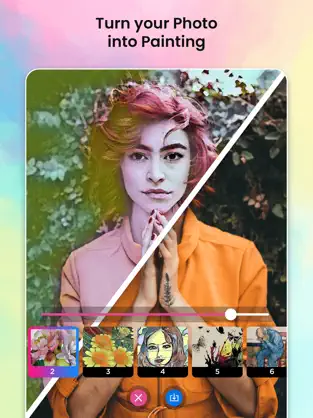 Captura de Pantalla 1 Watercolor Effect Oil Painting iphone