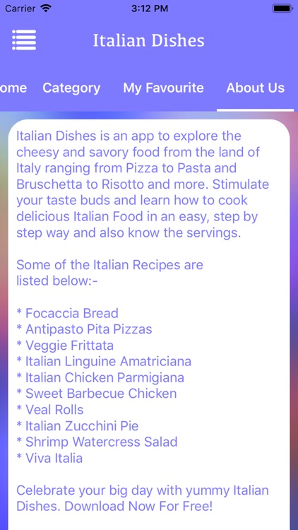 Italian Dishes screenshot-9